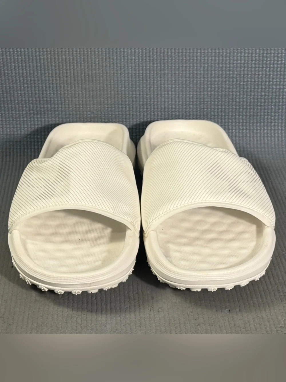 Under Armour Men’s UA FT Sway Slide 'Ivory Fog' Sandals Size 12